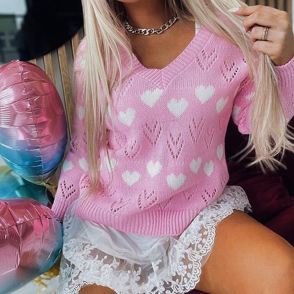 women's sweaters knitted women sweater for autumn and winter 2022 casual v-neck strapless love hollow elegant pullover, White;black
women's sweaters knitted women sweater for autumn and winter 2022 casual v-neck strapless love hollow elegant pullover, White;black