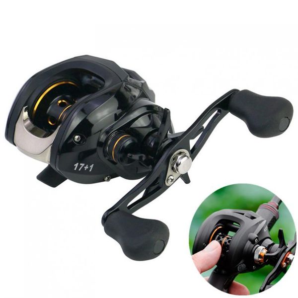 fishing bait casting reel 17+1bb high speed 7.1:1 gear ratio braking force 8kg / 18lb with right left hand optional baitcasting reels
fishing bait casting reel 17+1bb high speed 7.1:1 gear ratio braking force 8kg / 18lb with right left hand optional baitcasting reels