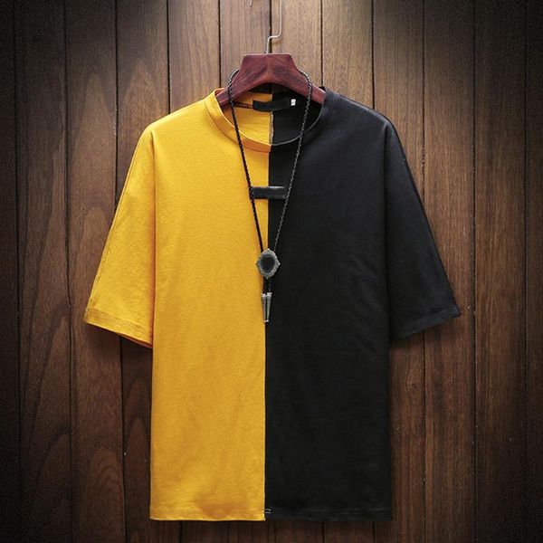 home&nest summer 2020 new men's o-neck short sleevet-shirt casual plus size spliced comfortable fashion loose men's t-shirt, White;black
home&nest summer 2020 new men's o-neck short sleevet-shirt casual plus size spliced comfortable fashion loose men's t-shirt, White;black
