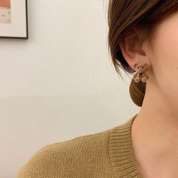 stud korean kawaii funny plush small earrings cute bow bear statement dainty pendant earring woman girl fashion jewelry 2021, Golden;silver
stud korean kawaii funny plush small earrings cute bow bear statement dainty pendant earring woman girl fashion jewelry 2021, Golden;silver