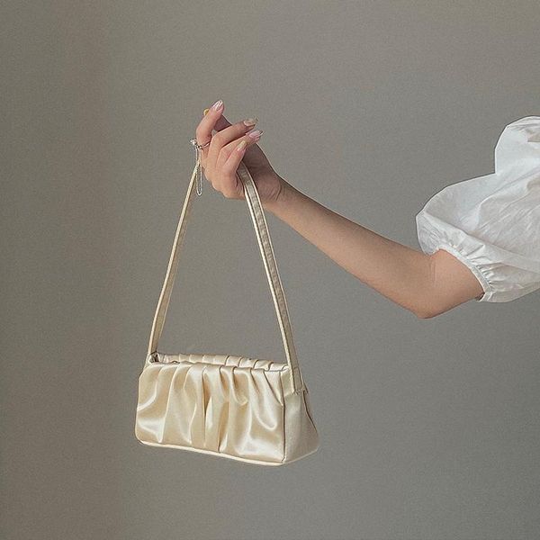 design solid color satin folds underarm bag 2021 lightweight and simple all-match shoulder women's handbags bags
design solid color satin folds underarm bag 2021 lightweight and simple all-match shoulder women's handbags bags