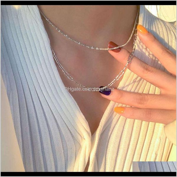 pendant necklaces & pendants jewelry drop delivery 2021 shining star river italian flash snake bone chain super fairy high grade sier neckla, Silver
pendant necklaces & pendants jewelry drop delivery 2021 shining star river italian flash snake bone chain super fairy high grade sier neckla, Silver