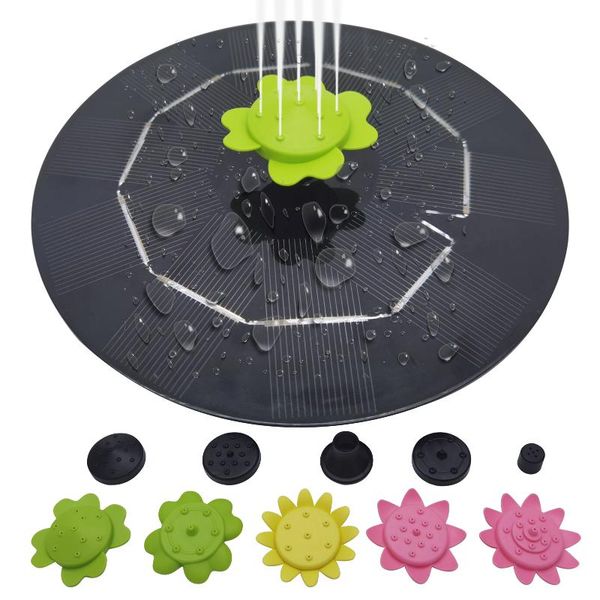 solar bird bath water fountain with flower nozzles floating circle garden pump standing decorations
solar bird bath water fountain with flower nozzles floating circle garden pump standing decorations