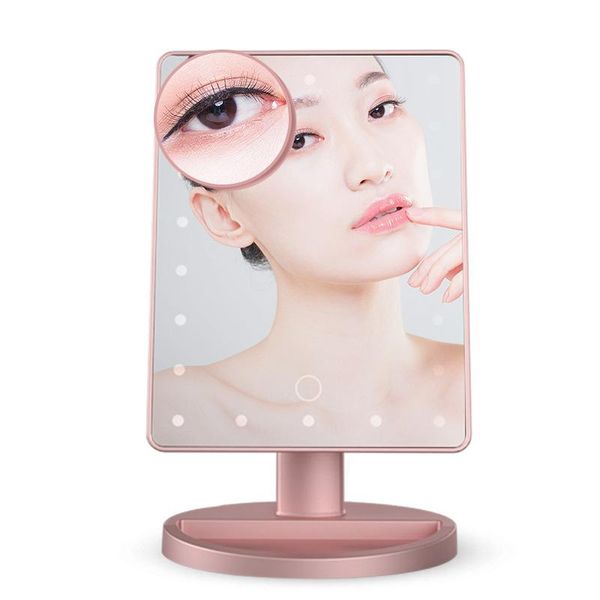compact mirrors led makeup mirror with 22 light rose gold vanity 10x magnifier countertouch screen cosmetic beauty
compact mirrors led makeup mirror with 22 light rose gold vanity 10x magnifier countertouch screen cosmetic beauty