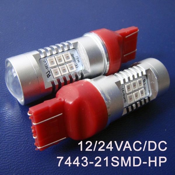bulbs 12/24v 10w t20 led bulb,w21/5w wedge,7443 sight,t20 brake light,auto 7443 parking light, 5pcs/lot