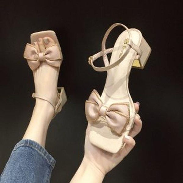 dress shoes sandals women summer fashion women's 2021 bowknot ankle buckle high heels square heel, Black
dress shoes sandals women summer fashion women's 2021 bowknot ankle buckle high heels square heel, Black