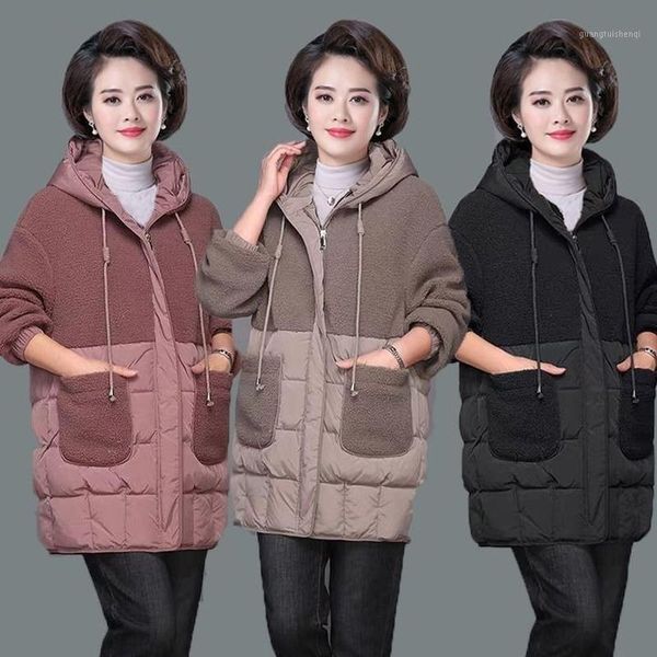 women's down & parkas women cotton-padded coat winter casual hooded warm mid-length cotton jacket female abrigo mujer plus size 4xl x70, Black
women's down & parkas women cotton-padded coat winter casual hooded warm mid-length cotton jacket female abrigo mujer plus size 4xl x70, Black