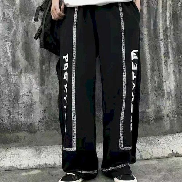 loose straight casual pants tide brand wild trousers for men and women dark black ins japanese text printing yamamoto style women's & c, Black;white
loose straight casual pants tide brand wild trousers for men and women dark black ins japanese text printing yamamoto style women's & c, Black;white