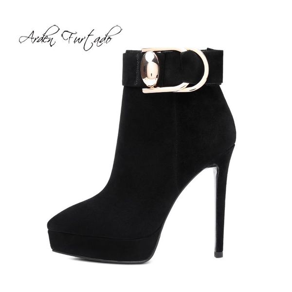 boots arden furtado fashion women's shoes winter elegant ladies pointed toe stilettos heels zipper platform ankle 33, Black
boots arden furtado fashion women's shoes winter elegant ladies pointed toe stilettos heels zipper platform ankle 33, Black
