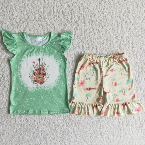 rts summer clothing children outfits flutter sleeve tee shirt ruffle shorts little baby girls wholesale gita floral clothes, White
rts summer clothing children outfits flutter sleeve tee shirt ruffle shorts little baby girls wholesale gita floral clothes, White