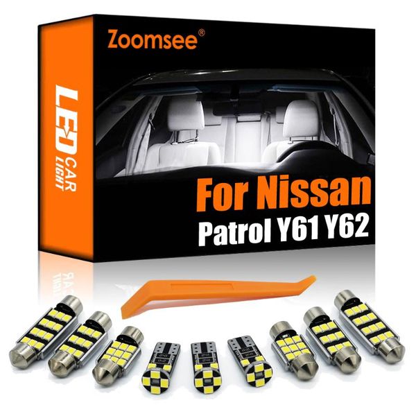 zoomsee interior led for y61 y62 2000-2021 canbus vehicle bulb indoor dome map reading trunk light auto lamp kit emergency lig lights
zoomsee interior led for y61 y62 2000-2021 canbus vehicle bulb indoor dome map reading trunk light auto lamp kit emergency lig lights