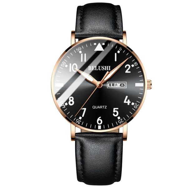 wristwatches luminous waterproof men's watch sports wristwatch leather band stainless steel strap quartz watches for male., Slivery;brown
wristwatches luminous waterproof men's watch sports wristwatch leather band stainless steel strap quartz watches for male., Slivery;brown