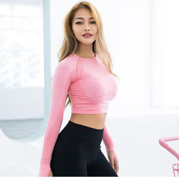 gym clothing vital long sleeve crop tight long-sleeve workout sports fitness shirt tshirt women energy seamless, White;black
gym clothing vital long sleeve crop tight long-sleeve workout sports fitness shirt tshirt women energy seamless, White;black
