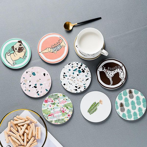 ceramic nordic creative marble heat insulation anti slip water cup coffee cute cartoon dinning table decoration mats & pads
ceramic nordic creative marble heat insulation anti slip water cup coffee cute cartoon dinning table decoration mats & pads