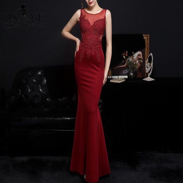 party dresses burgundy evening dress scoop neck mermaid prom gown illusion back appliques lace stretchy sleeveless formal red, White;black
party dresses burgundy evening dress scoop neck mermaid prom gown illusion back appliques lace stretchy sleeveless formal red, White;black