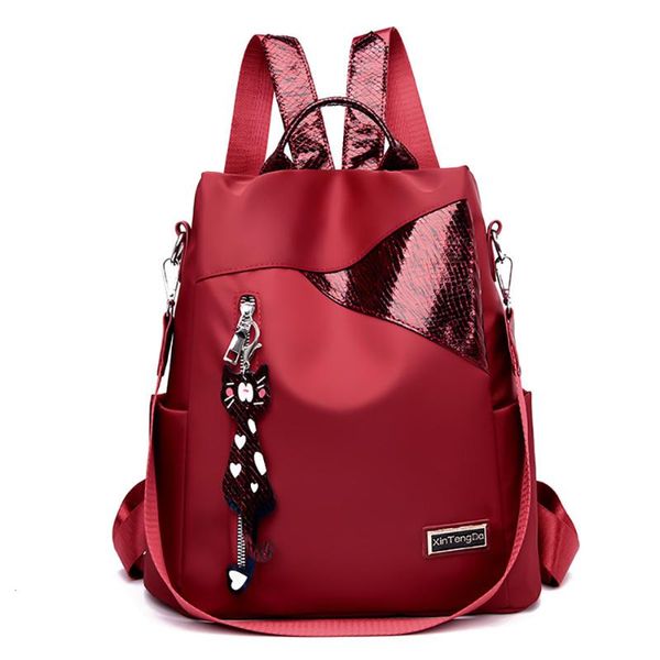 outdoor bags creative women's mini waterproof backpack oxford female bagpack cute decoration for girls fashion charm
outdoor bags creative women's mini waterproof backpack oxford female bagpack cute decoration for girls fashion charm