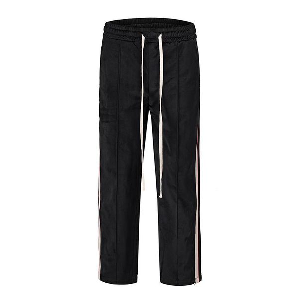 men's pants high street side zipper retro striped velvet cargo men straight drawstring velour casual trousers plus size mens, Black
men's pants high street side zipper retro striped velvet cargo men straight drawstring velour casual trousers plus size mens, Black