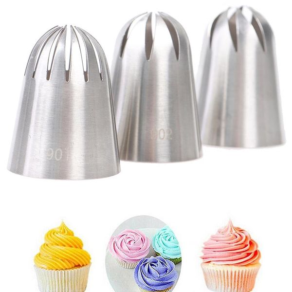 3pcs super large cream cookie decorated mouth stainless steel cake decoration diy baking tools nozzle pastry &
3pcs super large cream cookie decorated mouth stainless steel cake decoration diy baking tools nozzle pastry &