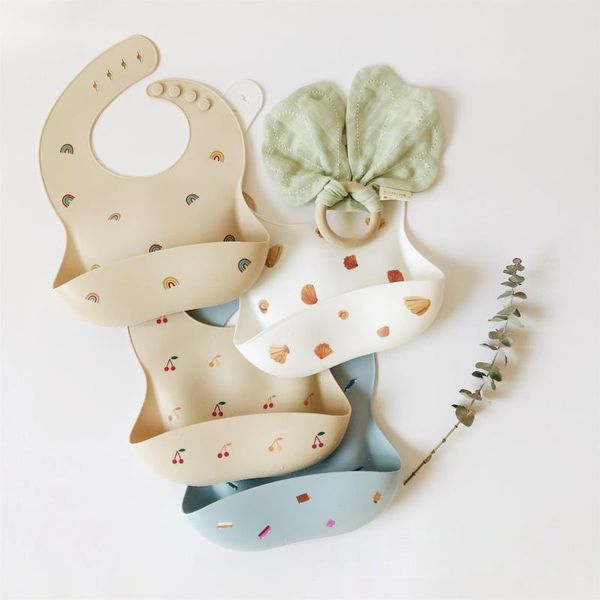bibs & burp cloths baby adjustable cherry rainbow print waterproof infant saliva dripping soft edible silicone towel drop
bibs & burp cloths baby adjustable cherry rainbow print waterproof infant saliva dripping soft edible silicone towel drop