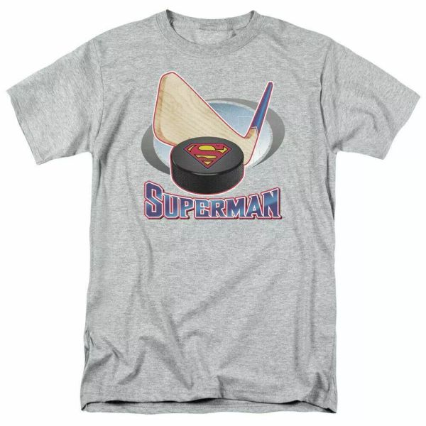 Superman Hockey Stick T Shirt Mens Licensed Classic DC Comics Tee Sport Gray, White;black
Superman Hockey Stick T Shirt Mens Licensed Classic DC Comics Tee Sport Gray, White;black
