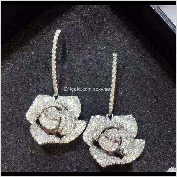 dangle & chandelier jewelry drop delivery 2021 zircon stereo camellia rose flower dress earrings accessories fjpsi, Silver
dangle & chandelier jewelry drop delivery 2021 zircon stereo camellia rose flower dress earrings accessories fjpsi, Silver