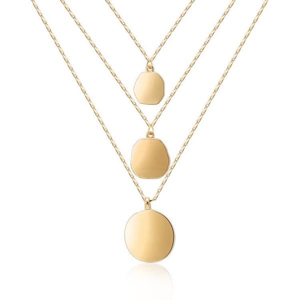pendant necklaces ornapeadia round glossy coin necklace with multi-layered chain adjustable for women stainless steel jewelry, Silver
pendant necklaces ornapeadia round glossy coin necklace with multi-layered chain adjustable for women stainless steel jewelry, Silver