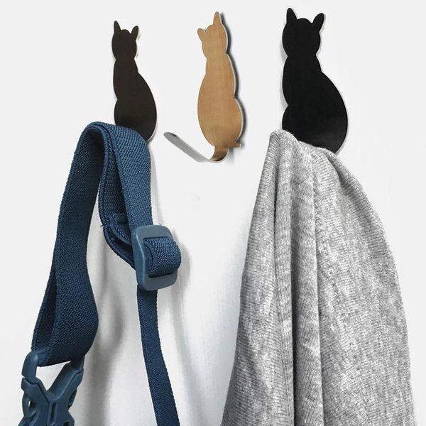 hooks & rails 2pcs self adhesive cat pattern storage holder for bathroom kitchen hanger wall hanging door clothes towel racks
hooks & rails 2pcs self adhesive cat pattern storage holder for bathroom kitchen hanger wall hanging door clothes towel racks