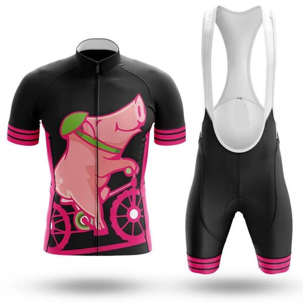 racing sets 2021 cartoons pig cycling jersey set summer clothing men road bike suit bicycle bib shorts mtb clothes maillot culotte, Black;blue
racing sets 2021 cartoons pig cycling jersey set summer clothing men road bike suit bicycle bib shorts mtb clothes maillot culotte, Black;blue