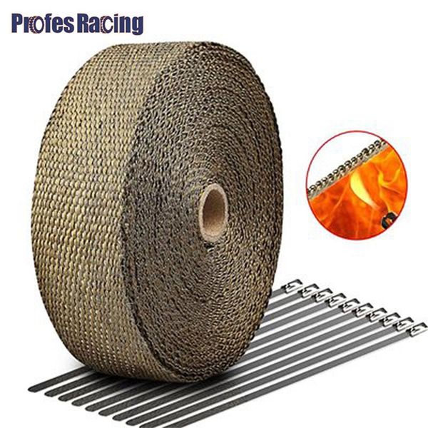 motorcycle exhaust system heat shield tape with stainless ties 2.5cm*5m thermal wrap roll for fiberglass
motorcycle exhaust system heat shield tape with stainless ties 2.5cm*5m thermal wrap roll for fiberglass