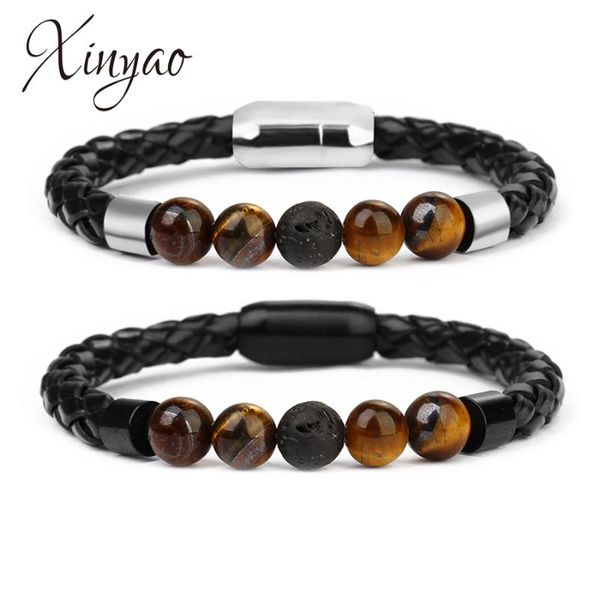 charm bracelets xinyao tiger eye natural stone beads bracelet femme jewelry stainless steel magnetic clasp bangles for women, Golden;silver
charm bracelets xinyao tiger eye natural stone beads bracelet femme jewelry stainless steel magnetic clasp bangles for women, Golden;silver