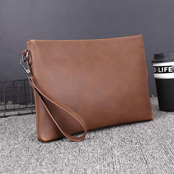 wallets fashion casual cross-section square standard clutch retro style men's trendy solid color pu leather hand wallet, Red;black
wallets fashion casual cross-section square standard clutch retro style men's trendy solid color pu leather hand wallet, Red;black