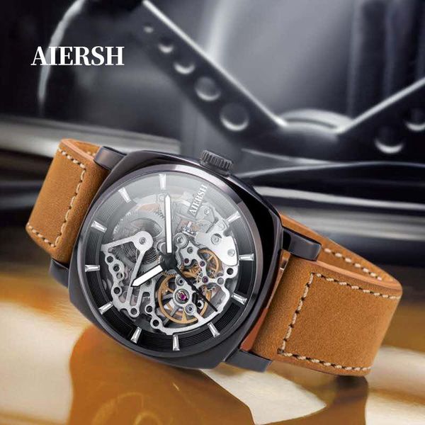 wristwatches aiersh ars-s120143g brand watch men automatic mechanical mens 41mm waterproof luxury carving for, Slivery;brown
wristwatches aiersh ars-s120143g brand watch men automatic mechanical mens 41mm waterproof luxury carving for, Slivery;brown