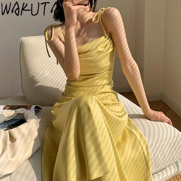 casual dresses wakuta french style romance slim strap dress summer bodycon party off shoulder chic elegant solid long maxi sundress, Black;gray
casual dresses wakuta french style romance slim strap dress summer bodycon party off shoulder chic elegant solid long maxi sundress, Black;gray