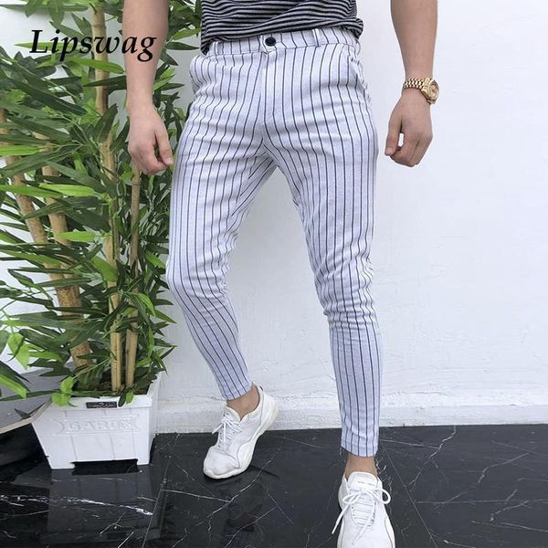 men's pants leisure pocket mens trousers fashion striped print casual spring autumn business pencil for men harajuku streetwear, Black
men's pants leisure pocket mens trousers fashion striped print casual spring autumn business pencil for men harajuku streetwear, Black