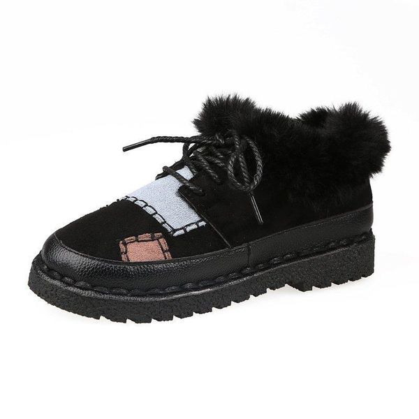 boots hairy short women's autumn and winter korean style plus velvet fashion all-match warm comfortable, Black
boots hairy short women's autumn and winter korean style plus velvet fashion all-match warm comfortable, Black