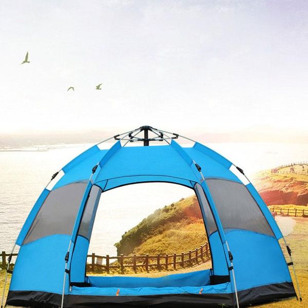 easily accommodate 3-5 people, quickly build automatic tent camping tents for traveling, fishing and mountaineering shelters
easily accommodate 3-5 people, quickly build automatic tent camping tents for traveling, fishing and mountaineering shelters