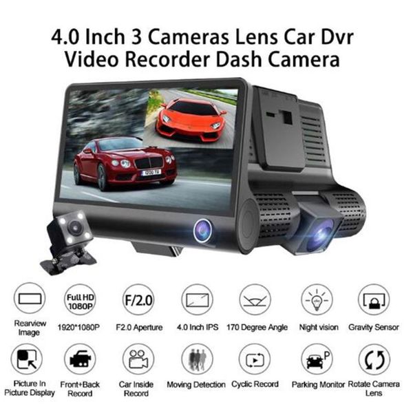car rear view cameras& parking sensors dvr 4.0 inch full hd 1080p 3 camera dual lens rearview video recorder auto registrator night vision d
car rear view cameras& parking sensors dvr 4.0 inch full hd 1080p 3 camera dual lens rearview video recorder auto registrator night vision d