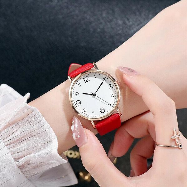 wristwatches fashion women's luxury quartz watches leather band analog wrist watch gift accessories, Slivery;brown
wristwatches fashion women's luxury quartz watches leather band analog wrist watch gift accessories, Slivery;brown