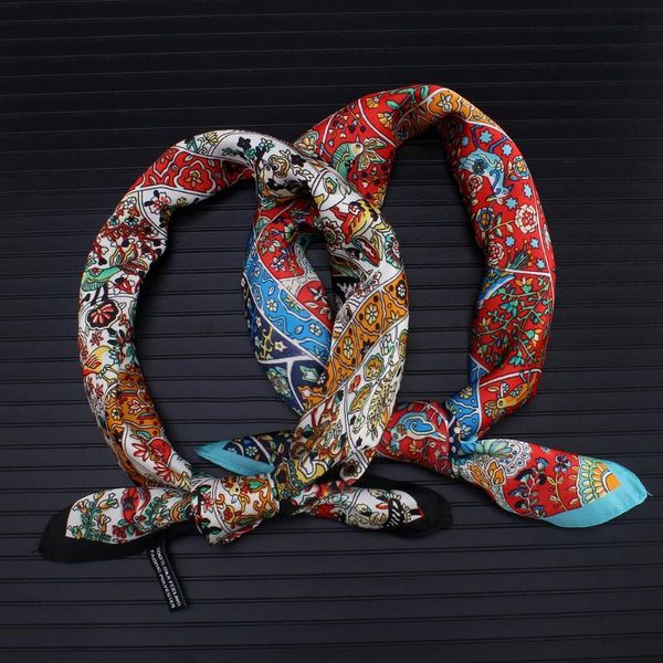 scarves flower and bird kingdom wild satinfemale bandana shawl silk neck for women neckerchief hand kerchief hair scarf, Blue;gray
scarves flower and bird kingdom wild satinfemale bandana shawl silk neck for women neckerchief hand kerchief hair scarf, Blue;gray