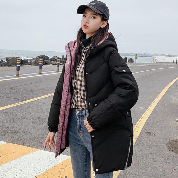 women's trench coats 2021 winter jacket women warm thicken hooded outwear female long parka padded coat, Tan;black
women's trench coats 2021 winter jacket women warm thicken hooded outwear female long parka padded coat, Tan;black