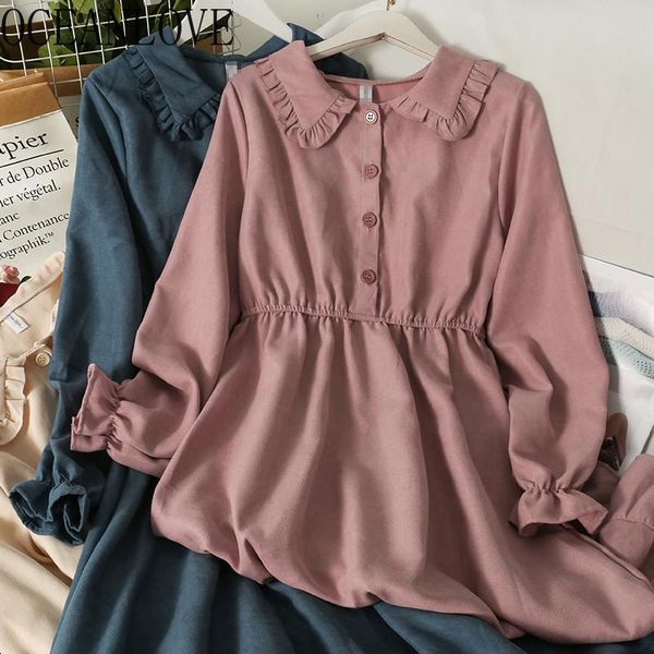casual dresses oceanlove corduroy vestidos solid ruffles preppy style sweet autumn winter midi vintage high waist a-line women dress, Black;gray
casual dresses oceanlove corduroy vestidos solid ruffles preppy style sweet autumn winter midi vintage high waist a-line women dress, Black;gray
