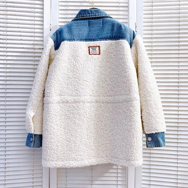 women's jackets autumn 2022 turn-down collar spliced long sleeve casual single breasted loose korean style fashion outerwear, Black;brown
women's jackets autumn 2022 turn-down collar spliced long sleeve casual single breasted loose korean style fashion outerwear, Black;brown