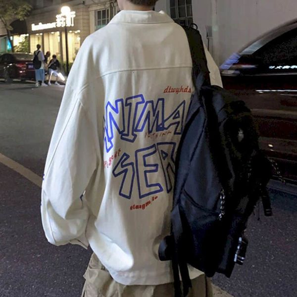 men's hoodies & sweatshirts casual denim jacket, hong kong style coat, loose, korean print, with luminous lapel, hip hop punk style, sp, Black
men's hoodies & sweatshirts casual denim jacket, hong kong style coat, loose, korean print, with luminous lapel, hip hop punk style, sp, Black