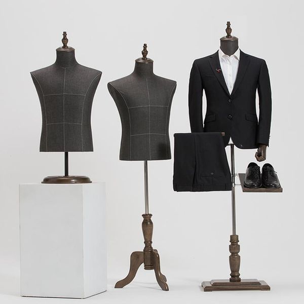 2style male mannequin body half length model suit, trousers, pants rack display clothing store wood dase adjustable height one piece d146, Khaki
2style male mannequin body half length model suit, trousers, pants rack display clothing store wood dase adjustable height one piece d146, Khaki