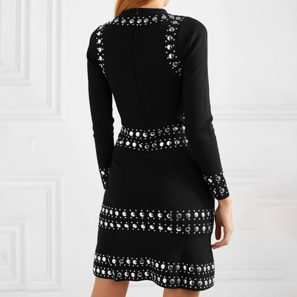 sheath knitting black female o neck long sleeve high waist rivets mini dresses women fashion clothes autumn, Black;gray
sheath knitting black female o neck long sleeve high waist rivets mini dresses women fashion clothes autumn, Black;gray