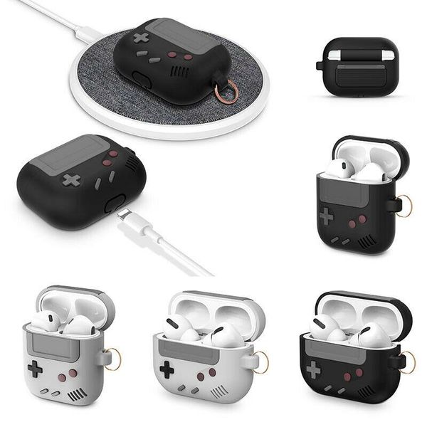 fashion airpod cases for airpods 2/1 pro retro game console wireless earphone case cute 3d gameboy silicone headphone cover
fashion airpod cases for airpods 2/1 pro retro game console wireless earphone case cute 3d gameboy silicone headphone cover