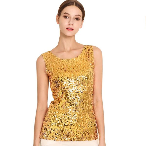 women's blouses & shirts 2021 fashion chiffon sequin sleeveless blouse women shirt casual lady female party shiny blusas plus size, White
women's blouses & shirts 2021 fashion chiffon sequin sleeveless blouse women shirt casual lady female party shiny blusas plus size, White