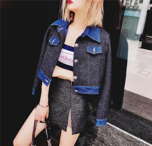 women's jackets female streetwear loose tweed warm outwear windbreaker autumn winter vintage women short denim jacket coats, Black;brown
women's jackets female streetwear loose tweed warm outwear windbreaker autumn winter vintage women short denim jacket coats, Black;brown