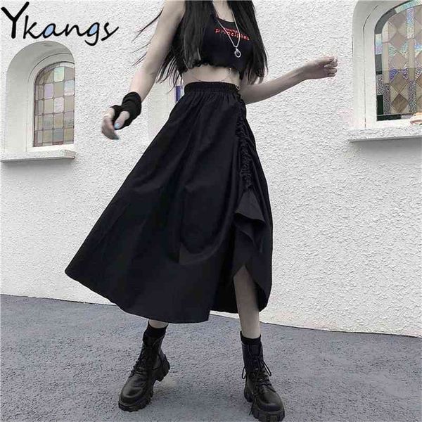 harajuku korean style white black maxi skirt for women school teenagers irregular high waist fashion long s 210421
harajuku korean style white black maxi skirt for women school teenagers irregular high waist fashion long s 210421