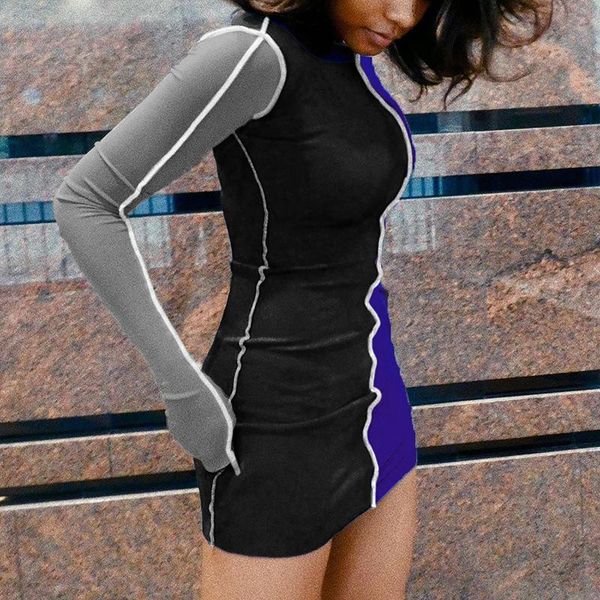 casual dresses women patchwork package hip dress autumn long sleeve bodycon tunic high waist female club party fashion streetwear, Black;gray
casual dresses women patchwork package hip dress autumn long sleeve bodycon tunic high waist female club party fashion streetwear, Black;gray